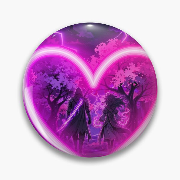 Artikelvorschau, Purple Nature Love – Romantic Couple Heart Forest Aesthetic entworfen und verkauft von DervoTeck2767.