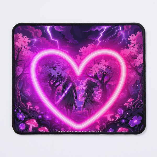 Item preview, Purple Nature Love – Romantic Couple Heart Forest Aesthetic designed and sold by DervoTeck2767.