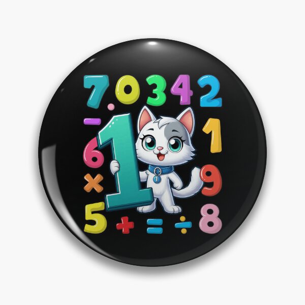 Item preview, Cat Number Day Cute Kawaii Kitten Maths Teacher Student School designed and sold by Antdoodle.