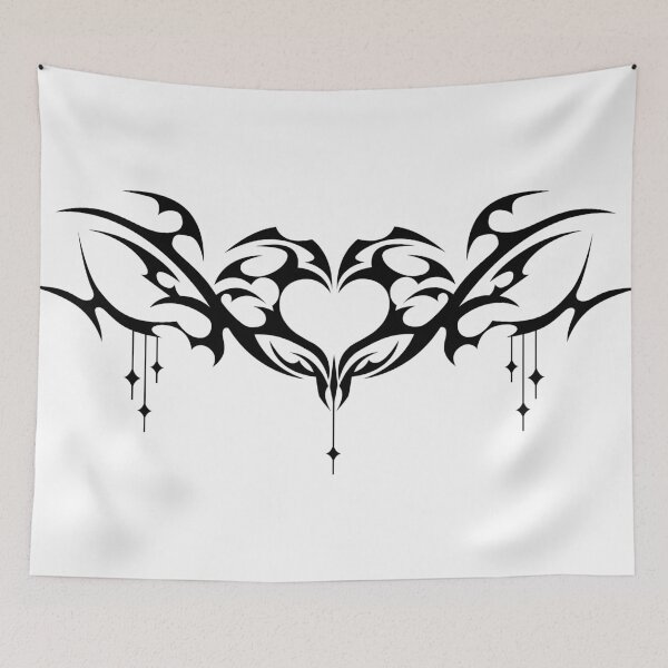 Item preview, Cyber Sigilism Hazbin hotel style. Succubus symbol, tribal. designed and sold by Tribalgothss.