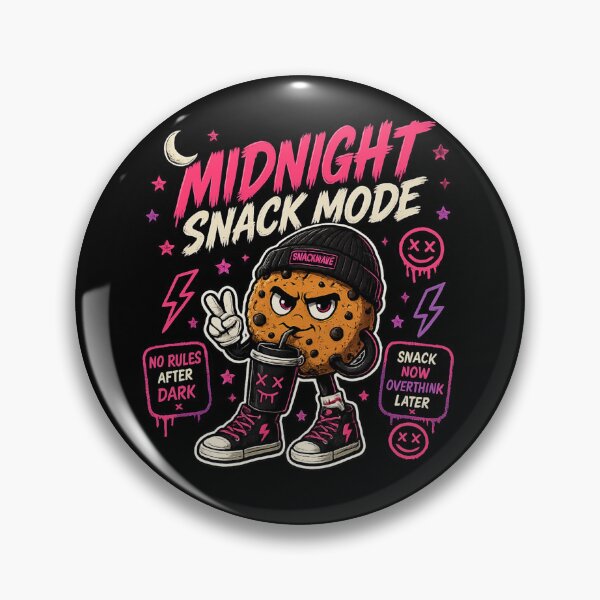 Item preview, Midnight Snack Mode Funny Cookie Gamer Shirt designed and sold by Snackwave Ninety.
