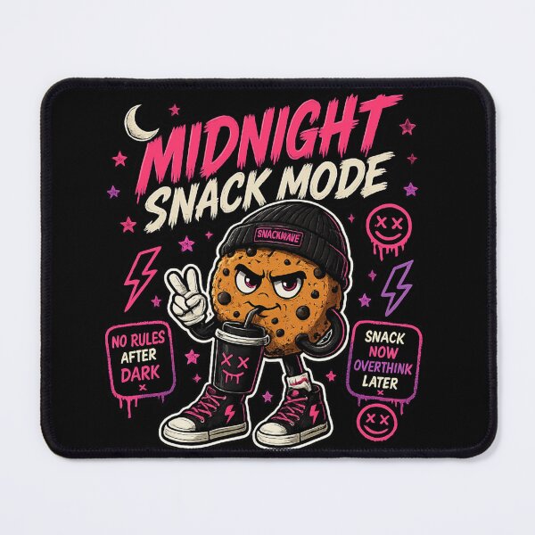 Item preview, Midnight Snack Mode Funny Cookie Gamer Shirt designed and sold by Snackwave Ninety.