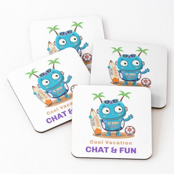 Item preview, AI Chat Robot Summer Vacation Vibes designed and sold by Print Expert.