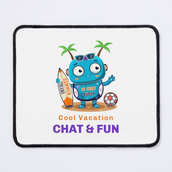 Item preview, AI Chat Robot Summer Vacation Vibes designed and sold by Print Expert.