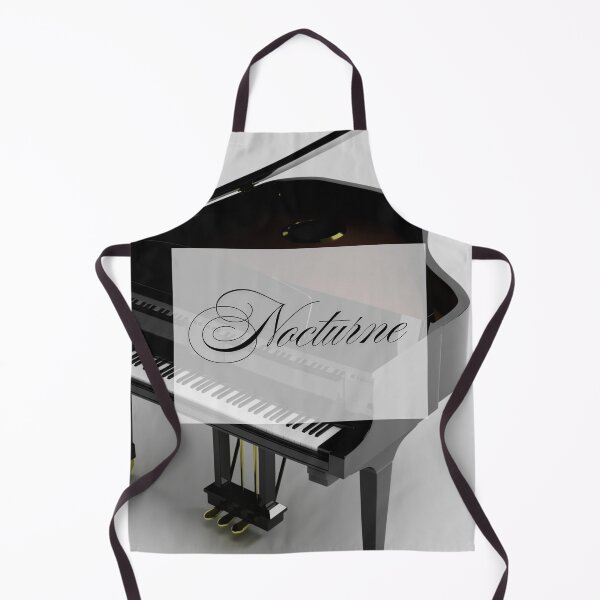 Item preview, Minimalist Piano Nocturne Black and White designed and sold by MusePortrait.