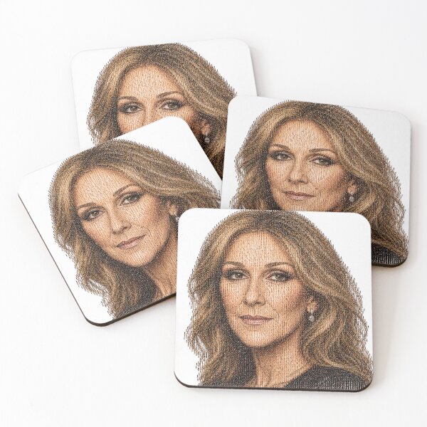 Item preview, Celine Dion — Fragmented Mosaic designed and sold by JcAbstractArt.