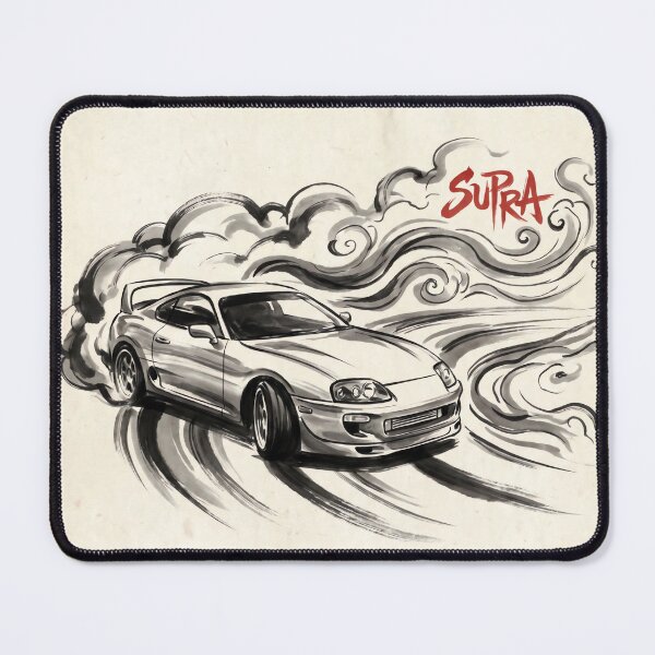 Item preview, Toyota Supra Mk4 Drift Sumi-e Ink Art designed and sold by Pixel-Perfecto.