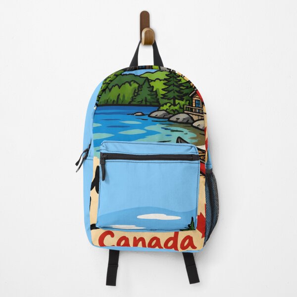 Item preview, Muskoka Lake Cottage Country Ontario Cute Landscape Canoe designed and sold by HowToCanadian.