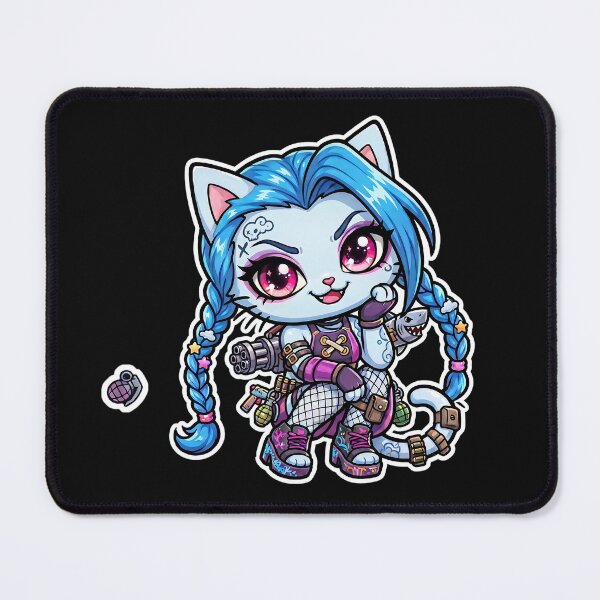 Item preview, Jinx cosplay parody league of legends  designed and sold by CuteKats.