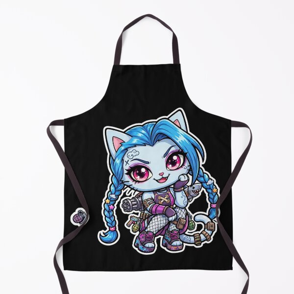 Item preview, Jinx cosplay parody league of legends designed and sold by CuteKats.
