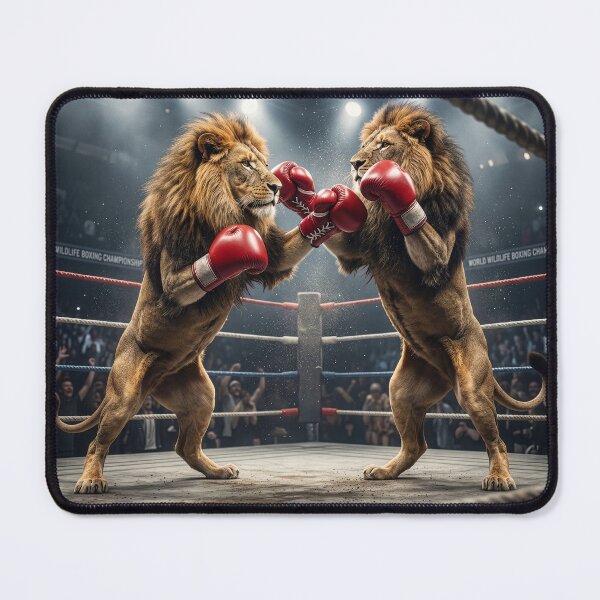 Item preview, Lions Come to Fisticuffs in the Ring designed and sold by Tridentulus.