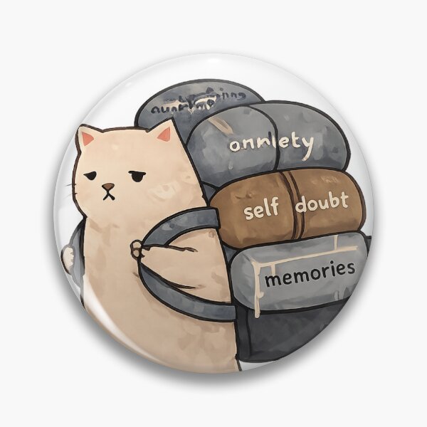 Item preview, Cute Cat - Moody designed and sold by kim-homayouni.