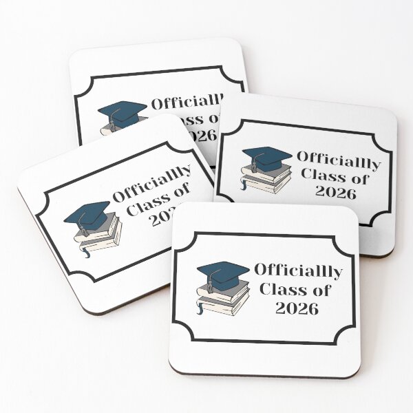 Item preview, Officially Class of 2026 Sticker – Cute Senior Graduation Aesthetic Gift designed and sold by Art_IN_Design.