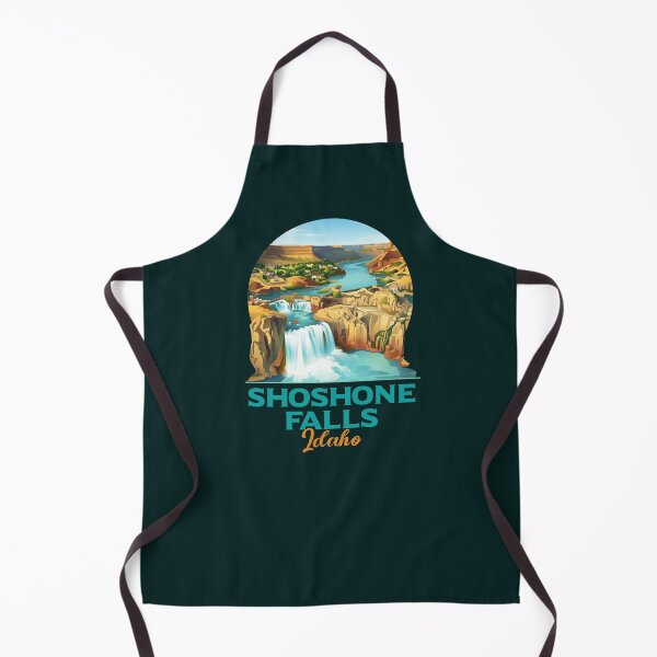 Item preview, Shoshone Falls Idaho Vintage Waterfall Poster designed and sold by LinaValearte.