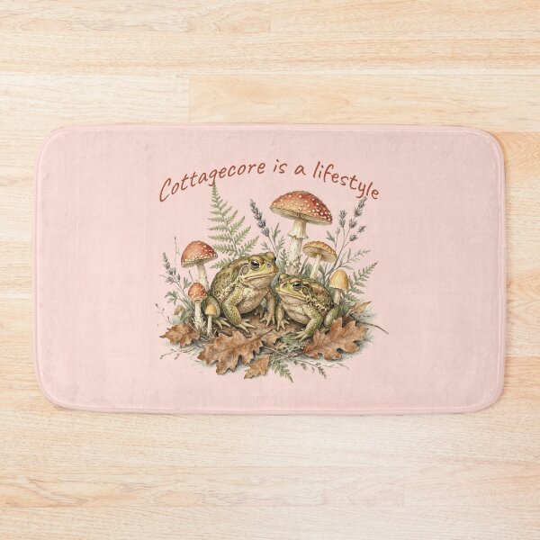 Item preview, Cottagecore Frogs and Mushrooms — Watercolor Toad Art Print | Nature Aesthetic, Witchy Cottagecore Gift designed and sold by ArtofDari.