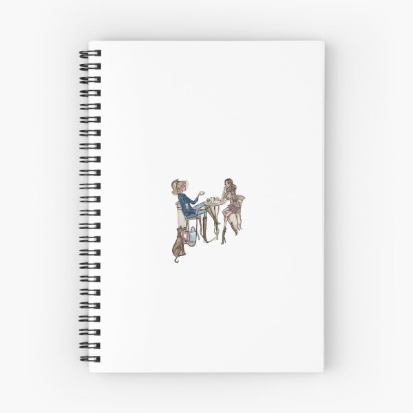 Item preview,  elegant fashionable girls in cafe with dog designed and sold by Hi-Princess.