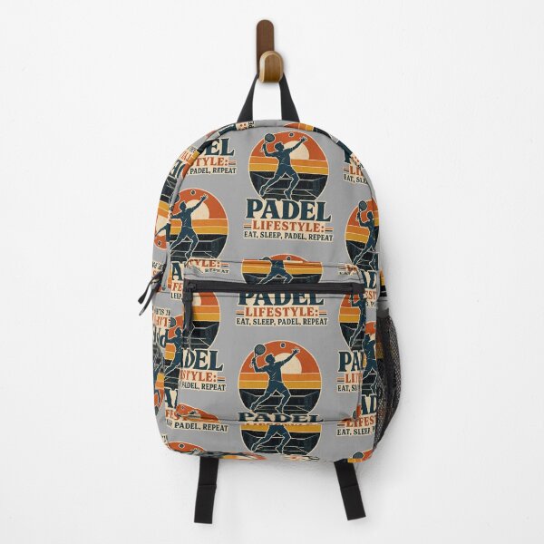Item preview, Funny Padel Quote - eat, sleep, padel, repetir- Retro Vintage Padel Art designed and sold by BelievingCreate.