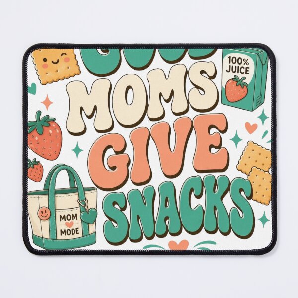 Item preview, good moms give snacks, T-shirt unisex designed and sold by LinaCreatifs.