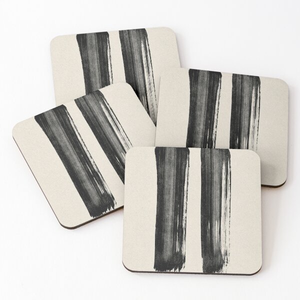 Item preview, Two Parallel Minimal Ink Brush Strokes designed and sold by SlowRegardArt.