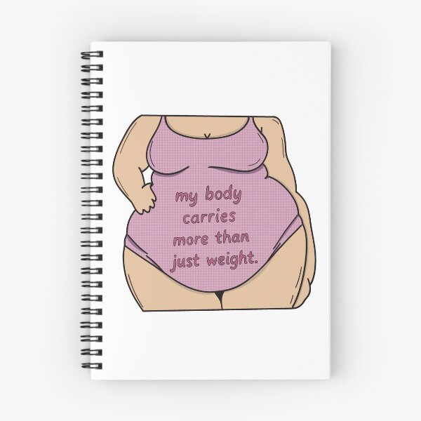 Item preview, My Body Carries More Than Just Weight – Body Positive Chronic Illness Design designed and sold by Chronically creative.