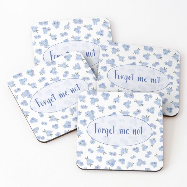 Item preview, Forget Me Not Floral Frame designed and sold by Blueberry-art23.