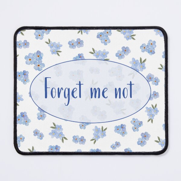 Item preview, Forget Me Not Floral Frame designed and sold by Blueberry-art23.