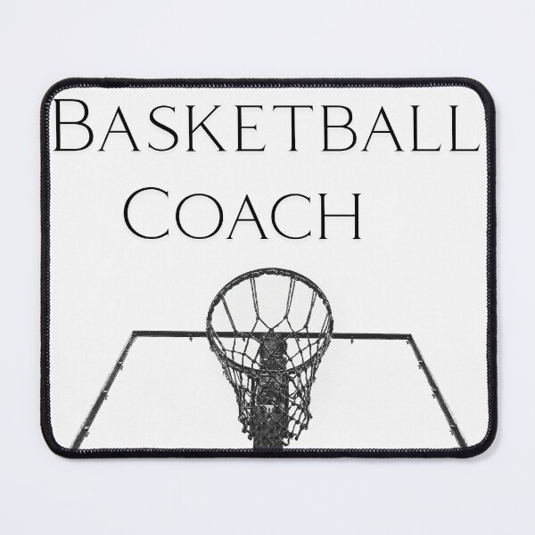 Item preview, Minimalist Basketball Coach Black and White designed and sold by MusePortrait.