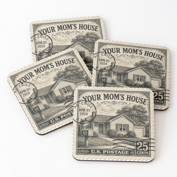 Item preview, Your Mom's House - postage stamp designed and sold by JJSizzleheimer.