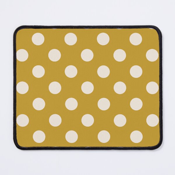 Item preview, Mustard Yellow Polka Dot Pattern – Modern Neutral Spots Print designed and sold by Fezzyboo.