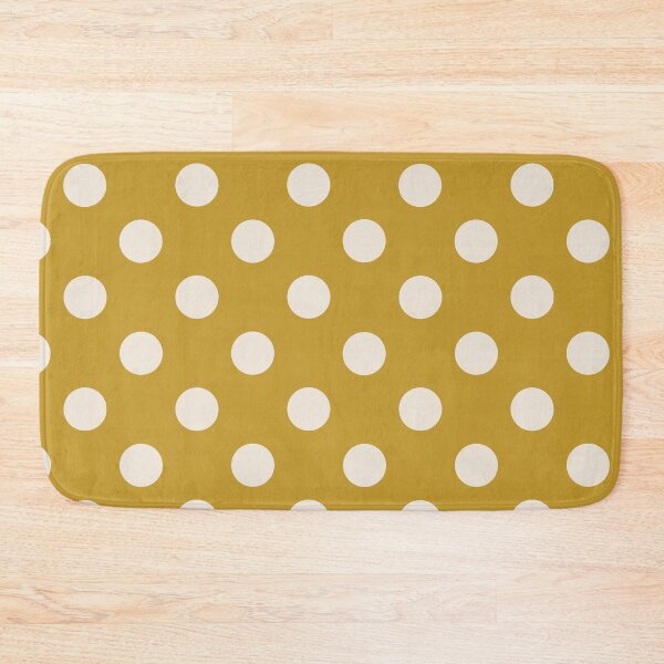 Item preview, Mustard Yellow Polka Dot Pattern – Modern Neutral Spots Print designed and sold by Fezzyboo.