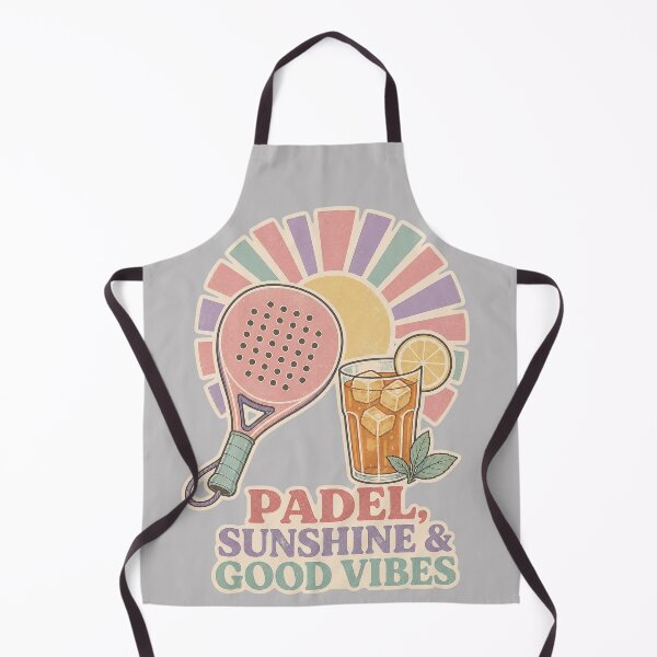 Item preview, Funny Padel girly Quote - padel sunshine and good vibes- Retro Vintage Padel Art designed and sold by BelievingCreate.