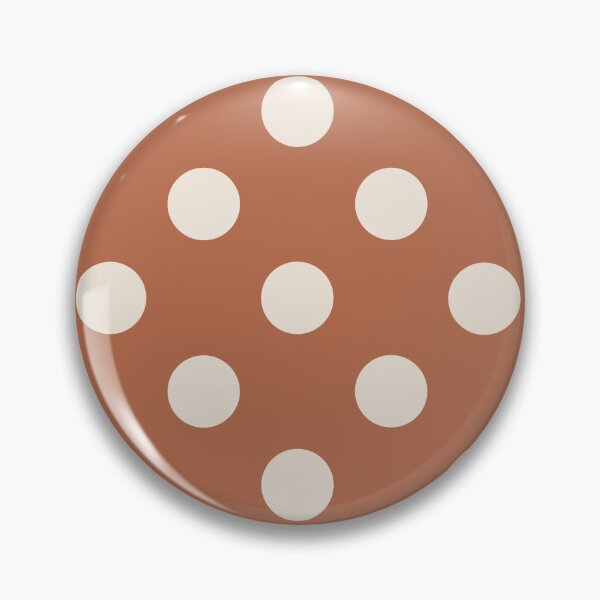 Item preview, Terracotta Polka Dot Pattern – Warm Neutral Spots Print designed and sold by Fezzyboo.
