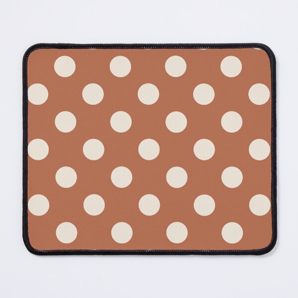 Item preview, Terracotta Polka Dot Pattern – Warm Neutral Spots Print designed and sold by Fezzyboo.