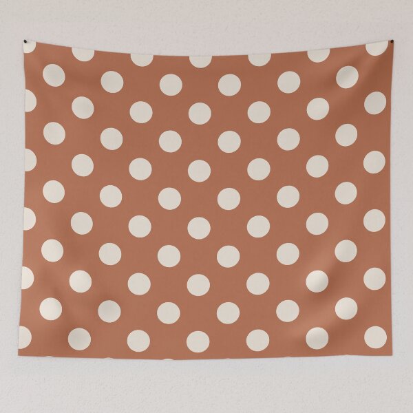 Item preview, Terracotta Polka Dot Pattern – Warm Neutral Spots Print designed and sold by Fezzyboo.