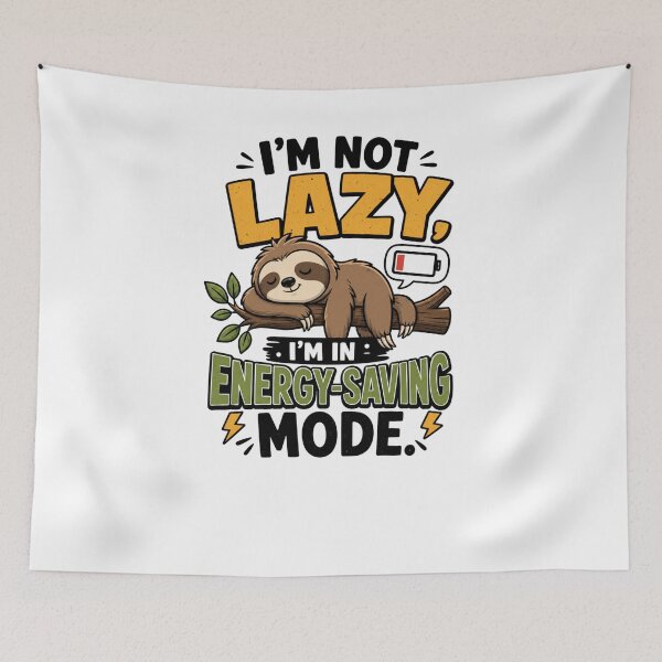 Item preview, Funny Sloth In Energy Saving Mode Cute Animal Humor designed and sold by Sitred123.