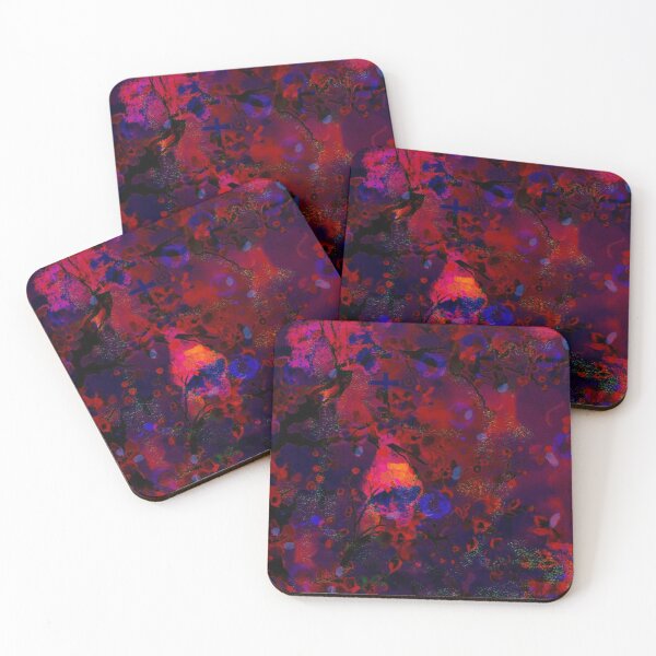 Item preview, Velvet Riot: Neon Floral Nightscape designed and sold by BatNature.