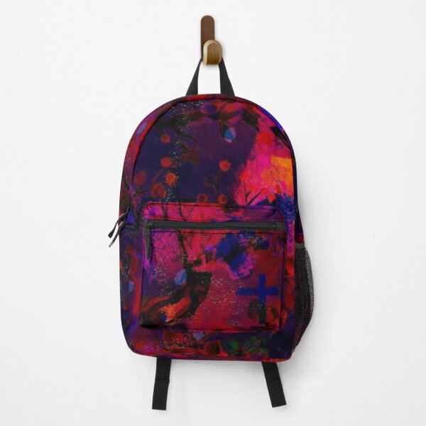 Item preview, Velvet Riot: Neon Floral Nightscape designed and sold by BatNature.