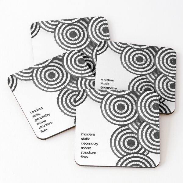 Item preview, Black and White Monochrome Geometry designed and sold by MusePortrait.