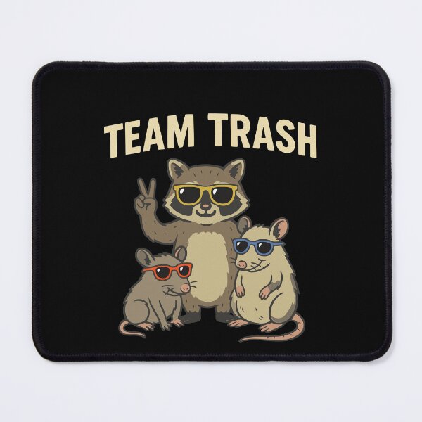 Item preview, Team Trash Raccoon Opossum Rat Funny Animal Meme Squad designed and sold by MysticMirth.