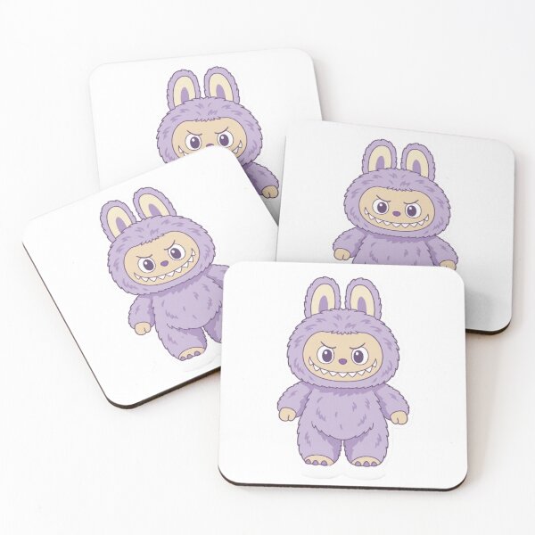 Item preview, Adorable Fluffy Purple Labubu Monster designed and sold by rissershop.