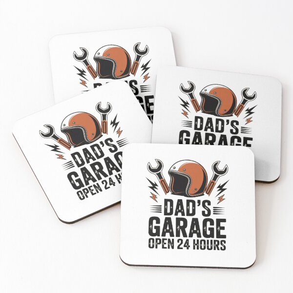 Item preview, Dad’s Garage Open 24 Hours | Retro Vintage Style | Mechanic & Car Lover Dads designed and sold by InspiredCreatives.