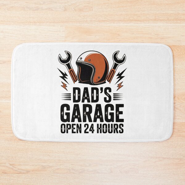 Item preview, Dad’s Garage Open 24 Hours | Retro Vintage Style | Mechanic & Car Lover Dads designed and sold by InspiredCreatives.