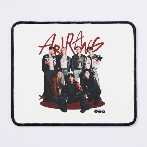 Item preview, Bts Arirang Group Poster Red Accent designed and sold by Malaya Jones.