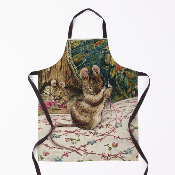 Item preview, Cute Mouse Watercolor Vintage Illustration Sewing Design for Cottagecore Lovers designed and sold by RickE.