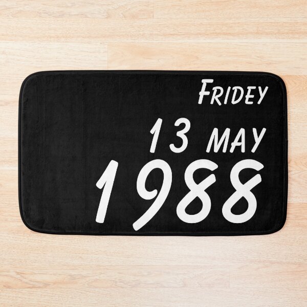 Item preview, Born Friday 13 May 1988 – Vintage Birthday Design designed and sold by Jankes88.