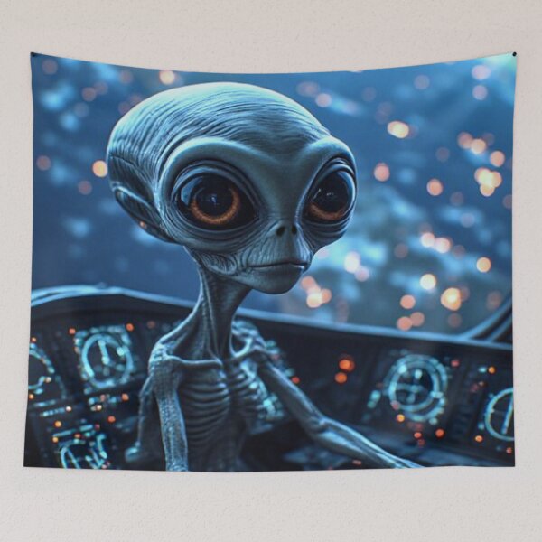 Item preview, ET Alien Flying Ufo  designed and sold by TheDarkWardrobe.