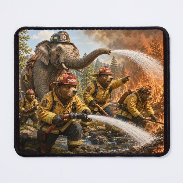 Item preview, Smoky Bears Fire Rescue Brigade designed and sold by AnimalMarvels.
