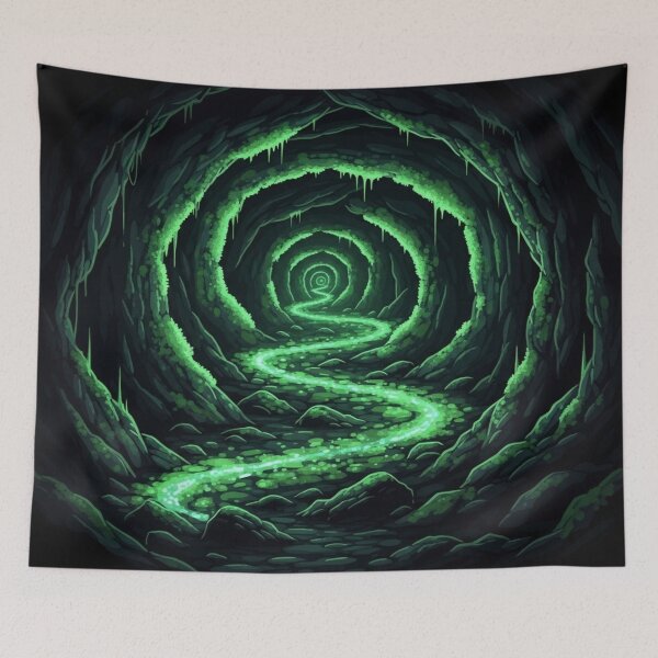 Item preview, Green Path – Cave of Mystery Design designed and sold by Cristhian Almanza.