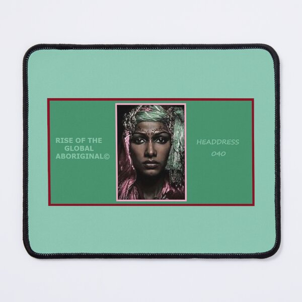 Item preview, Mu’ur (UM) Empire™ al-Benhadiel©™ Headdress 040, mint background designed and sold by HardyKnitDesign.