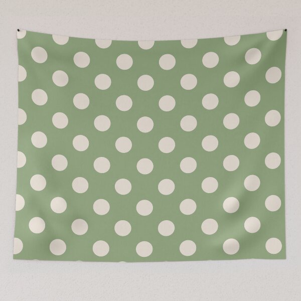 Item preview, Sage Green Polka Dot Pattern – Soft Neutral Spots Print designed and sold by Fezzyboo.